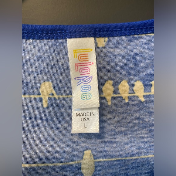 LuLaRoe birds on a wire perfect t - Picture 2 of 3